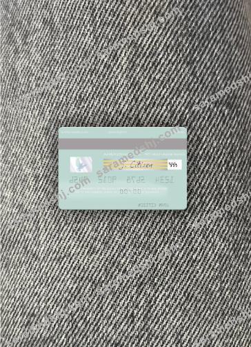 Salvador Banco Azteca visa debit card photolook back